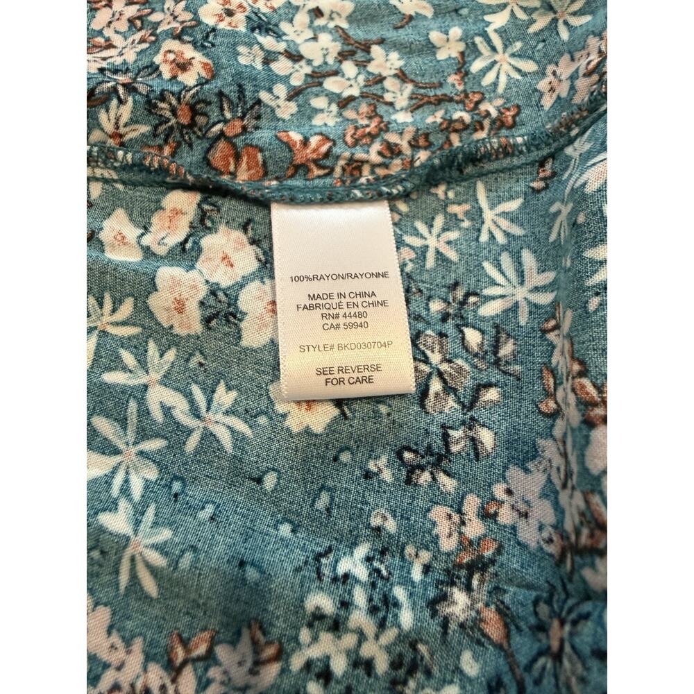 Tinsel 3X Boho Floral Empire Line Maxi Dress Hi/Low Hem Cottagecore Garden Fairy - Picture 5 of 9